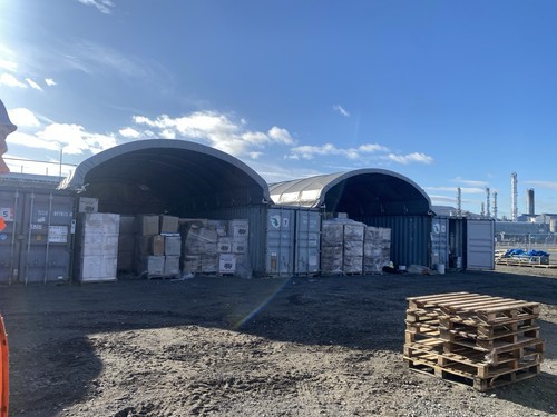 Containers.